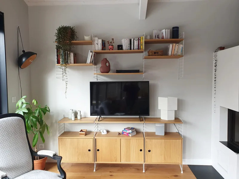 Projet d'intérieur — Création d'un meuble télé