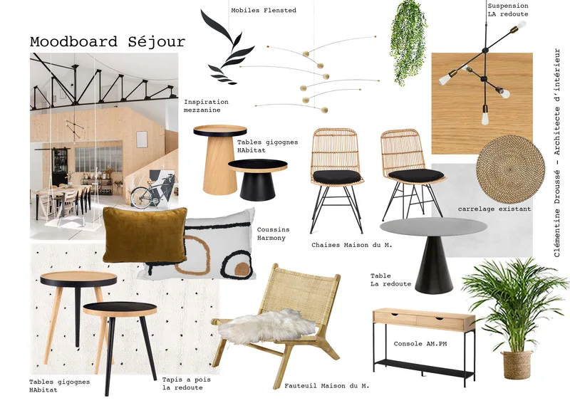 Qu'est ce qu'une MoodBoard ? — Clémentine Droussé architecte d'intérieur